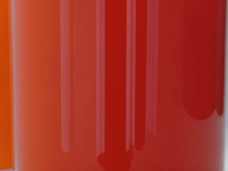 Colorful vitamin and pigment media in lab glassware, from deep orange beta-carotene to bright yellow riboflavin, on a clean white bench.